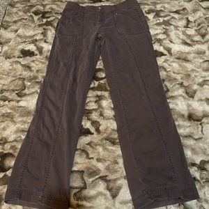 Stretch Faded Glory Brown Woman’s Pants Size 4